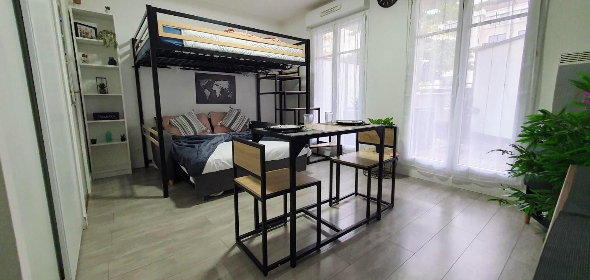 דירות ביוסי-סיינט-ג'ורג' Studio - 1 Min Rer - 10Min Disney & 30 Min Paris - Free Parking & Wifi מראה חיצוני תמונה